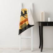 Couverture Sherpa NOM PERSONNALISÉ Honey Bee Apiary Beehives Farm (En situation)