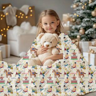 Couverture Sherpa Nom personnalisé Humpty Dumpty Nurserty Rhyme