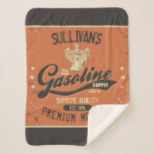 Couverture Sherpa Nom personnalisé Moteurs à essence Garage mécaniqu (Devant)