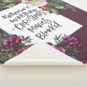 Couverture Sherpa Nom personnalisé Noël Vidéo de veille (3/4)