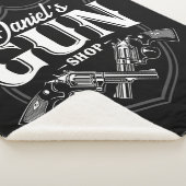 Couverture Sherpa NOM PERSONNALISÉ Vieux Armes à feu (3/4)