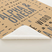 Couverture Sherpa Noms Chrétiens De Dieu, Moderne Simple (3/4)