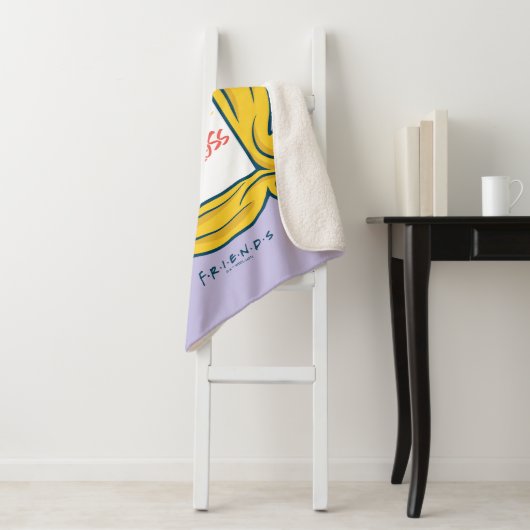 Couverture Sherpa Noms de FRIENDS™ dans Peephole (En situation)