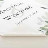 Couverture Sherpa Noms du couple Eucalyptus Date (3/4)