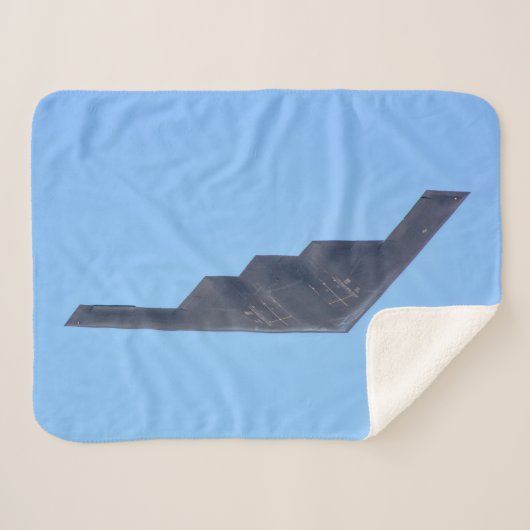 Couverture Sherpa Northrop Grumman B-2 Spirit Sherpa Blanket (Devant (Horizontal))