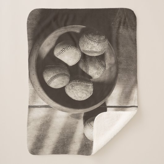 Couverture Sherpa Nostalgie de base-ball - base-ball (Devant)