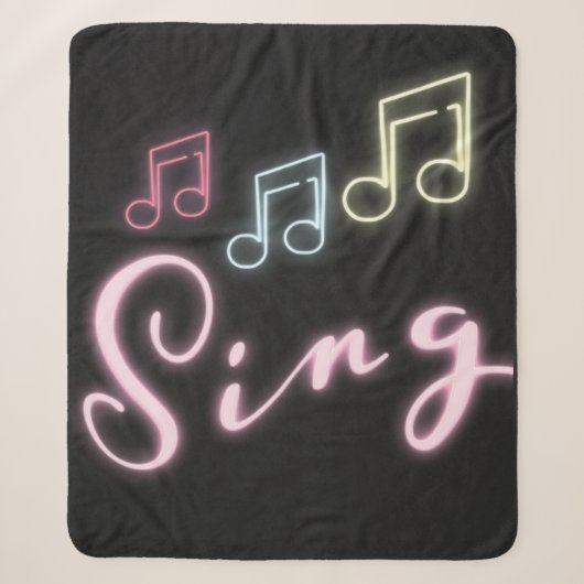 Couverture Sherpa Notes musicales de Sing Neon (Devant)