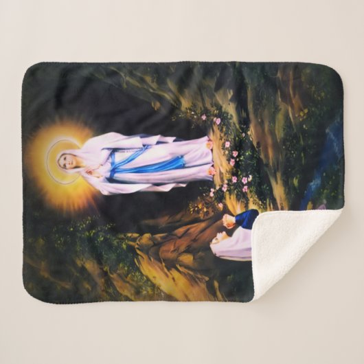 Couverture Sherpa Notre Dame de Lourdes (Devant (Horizontal))