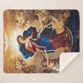 Couverture Sherpa Notre-Dame qui a des noeuds (Devant (Horizontal))