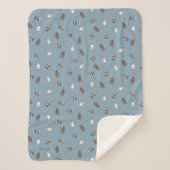 Couverture Sherpa Nous Ours nu - Ours en verre soleil Motif (Devant)