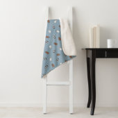 Couverture Sherpa Nous Ours nu - Ours en verre soleil Motif (En situation)