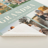 Couverture Sherpa Nous t'aimons Grand-mère Personnalisé 4 Photo Coll (3/4)