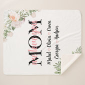 Couverture Sherpa Nous t'aimons la fête des mères de maman (Devant (Horizontal))