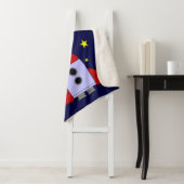 Couverture Sherpa Nous Vous Aimons À La Lune Et À La Rocket De L'Esp (En situation)