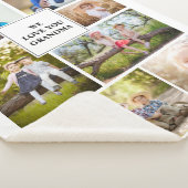 Couverture Sherpa Nous vous aimons grand-mère 7 Photo Collage Petit- (3/4)