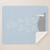 Couverture Sherpa Nous Vous Mangerons En Haut Nous Vous Aimons Ainsi (Devant (Horizontal))