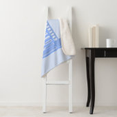 Couverture Sherpa Nouveau bébé Garçon Bleu Crib Personnalisé Baby (En situation)