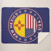 Couverture Sherpa Nouveau-Mexique (Devant (Horizontal))