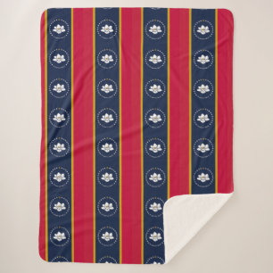 Couverture Sherpa Nouveaux drapeaux du Mississippi 2020