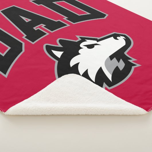 Couverture Sherpa NU Huskies (3/4)
