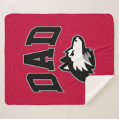 Couverture Sherpa NU Huskies (Devant (Horizontal))