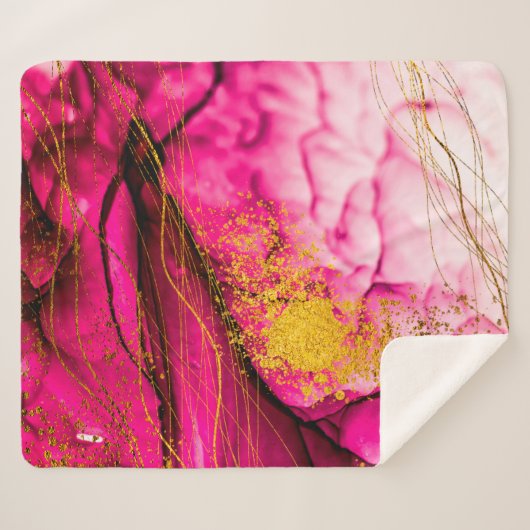 Couverture Sherpa Nuages Abstraits-ART. Une créativité transparente. (Devant (Horizontal))