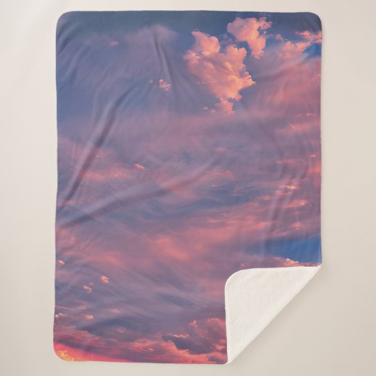 Couverture Sherpa Nuages ageux (Devant)