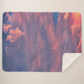 Couverture Sherpa Nuages ageux (Devant (Horizontal))
