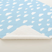 Couverture Sherpa Nuages blancs de bande dessinée sur l'arrière - (3/4)