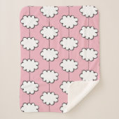 Couverture Sherpa Nuages de rêve sur cordes (Devant)