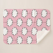 Couverture Sherpa Nuages de rêve sur cordes (Devant (Horizontal))