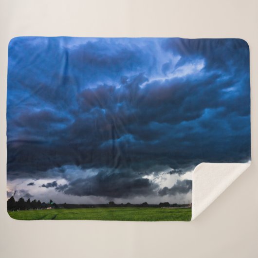 COUVERTURE SHERPA NUAGES DE TEMPÊTE (Devant (Horizontal))