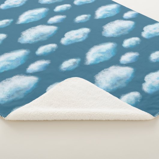 Couverture Sherpa Nuages doux (3/4)