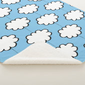 Couverture Sherpa Nuages sur cordes (3/4)