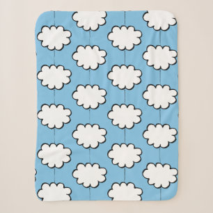 Couverture Sherpa Nuages sur des ficelles