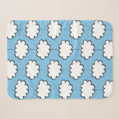 Couverture Sherpa Nuages sur des ficelles (Devant (Horizontal))