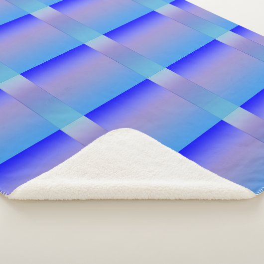 Couverture Sherpa Nuances de bleu (3/4)