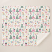 Couverture Sherpa Nutcracker Ballet Christmas Holiday Baby Girl (Devant (Horizontal))