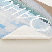 Couverture Sherpa Oahu Hawaii Ocean Waves & Beach (3/4)