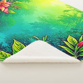 Couverture Sherpa Oasis de la jungle tropicale luxuriante (3/4)