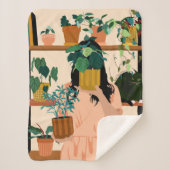 Couverture Sherpa Oasis pointillée (Devant)