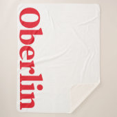 Couverture Sherpa Oberlin Fleece Blanket (Devant)