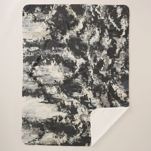 Couverture Sherpa Obsessions contrastées Sherpa Blanket (Devant)