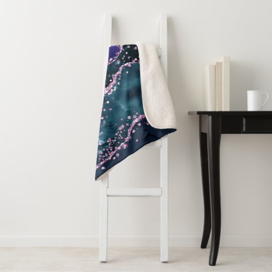 Couverture Sherpa *~* Ocean Agate Celestin, PARTIES SCINTILLANT AP8 (En situation)