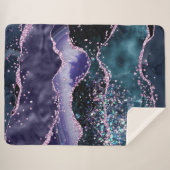 Couverture Sherpa *~* Ocean Agate Celestin, PARTIES SCINTILLANT AP8 (Devant (Horizontal))