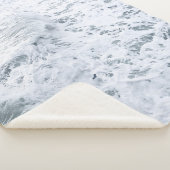 Couverture Sherpa Océan avec vague (3/4)