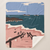 Couverture Sherpa Ocean Blues (Devant)