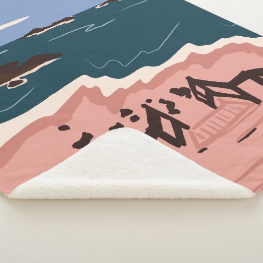 Couverture Sherpa Ocean Blues (3/4)