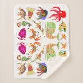 Couverture Sherpa Ocean Friends - Petite taille (Devant)