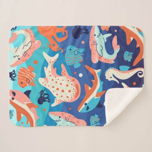 Couverture Sherpa Ocean Wonders (Devant (Horizontal))